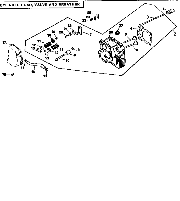 Craftsman 917256590 engine cv15s-41525 (71, 501) diagram