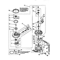 Whirlpool DU900PCDB3 pump and motor diagram