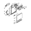Whirlpool DU900PCDZ2 frame and console diagram
