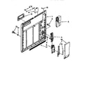 Whirlpool DU810CWDQ0 inner door diagram