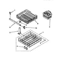 Whirlpool DU810CWDQ2 dishrack diagram