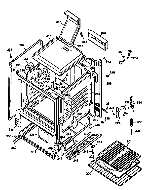 Kenmore 36271668691 body diagram