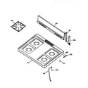 Kenmore 36261111699 cooktop diagram