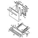 Kenmore 36261111699 door and drawer diagram