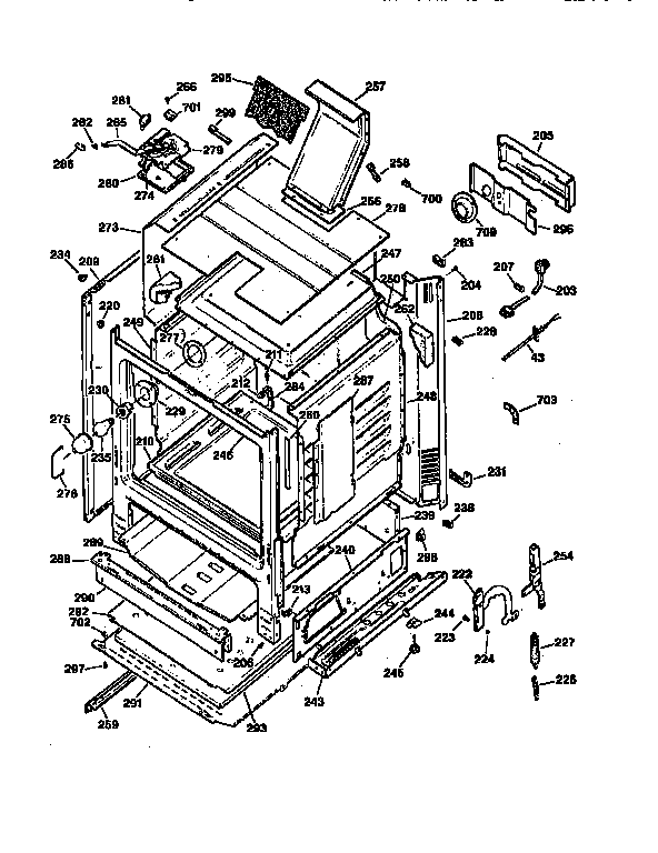 Kenmore 36275879690 body diagram