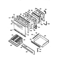 Kenmore 36275876690 door and drawer diagram