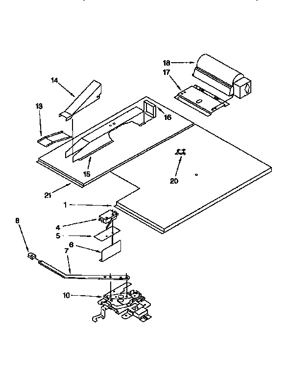 KitchenAid KEBS107BBL3 vent and latch diagram