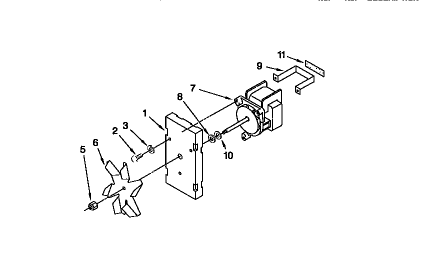 KitchenAid KEBS107BBL3 convection fan diagram