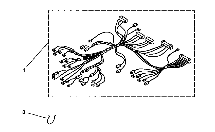 KitchenAid KEBS107BBL3 wiring harness diagram