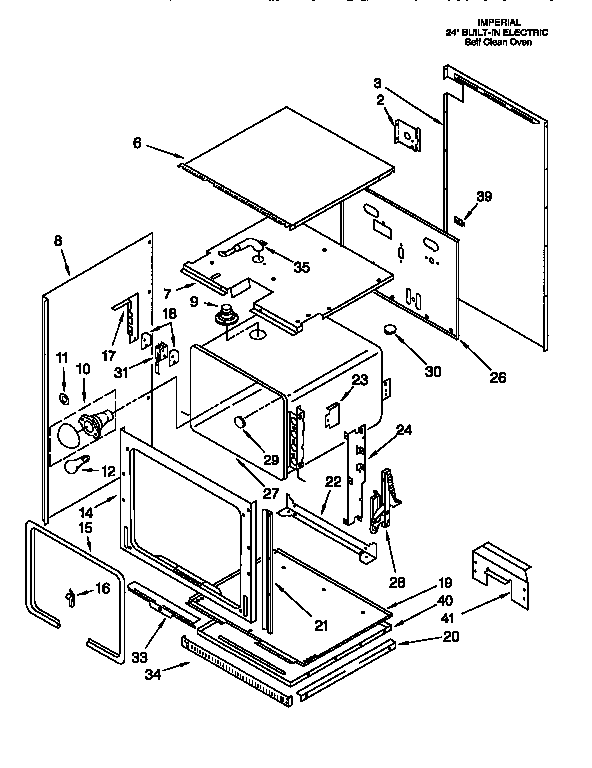 KitchenAid KEBI141BWH3 oven diagram