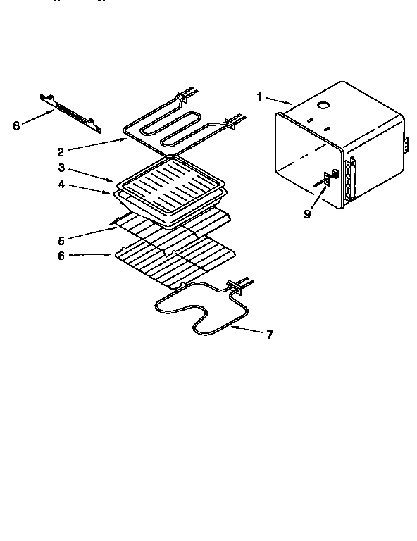 KitchenAid KEBI141BWH3 oven liner diagram