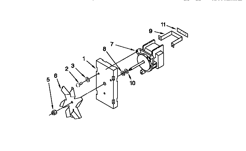 KitchenAid KEBS107BBWH2 convection fan diagram