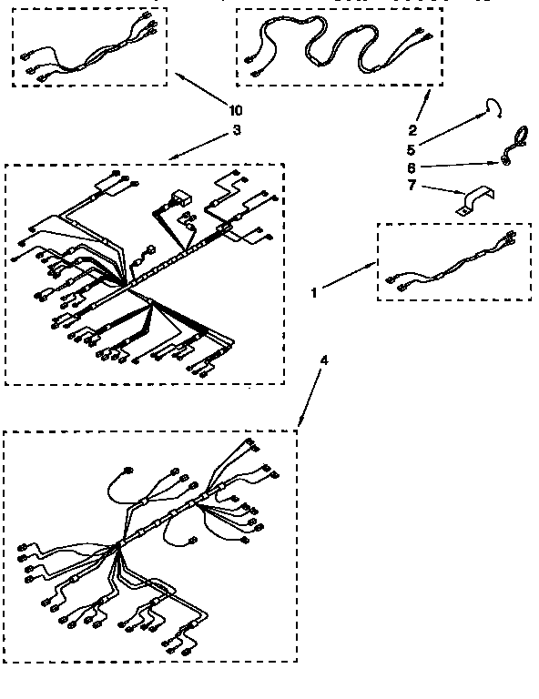 KitchenAid KEBI271BBL3 wiring harness diagram