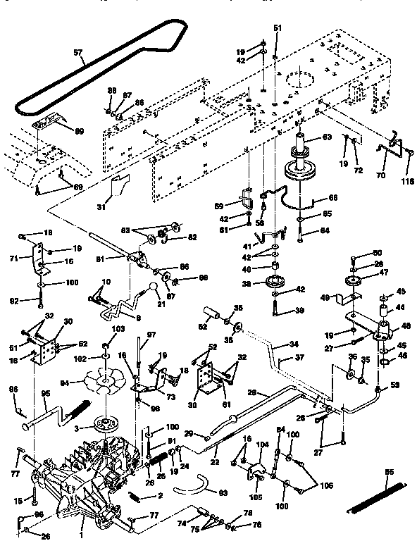 Craftsman 917259380 drive diagram