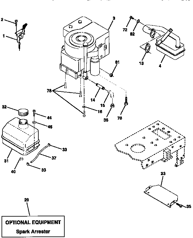 Craftsman 917259380 engine diagram