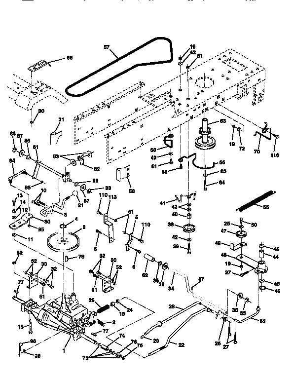 Craftsman 917259370 drive diagram