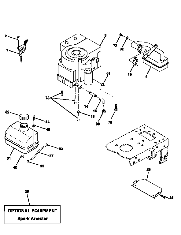 Craftsman 917259370 engine diagram
