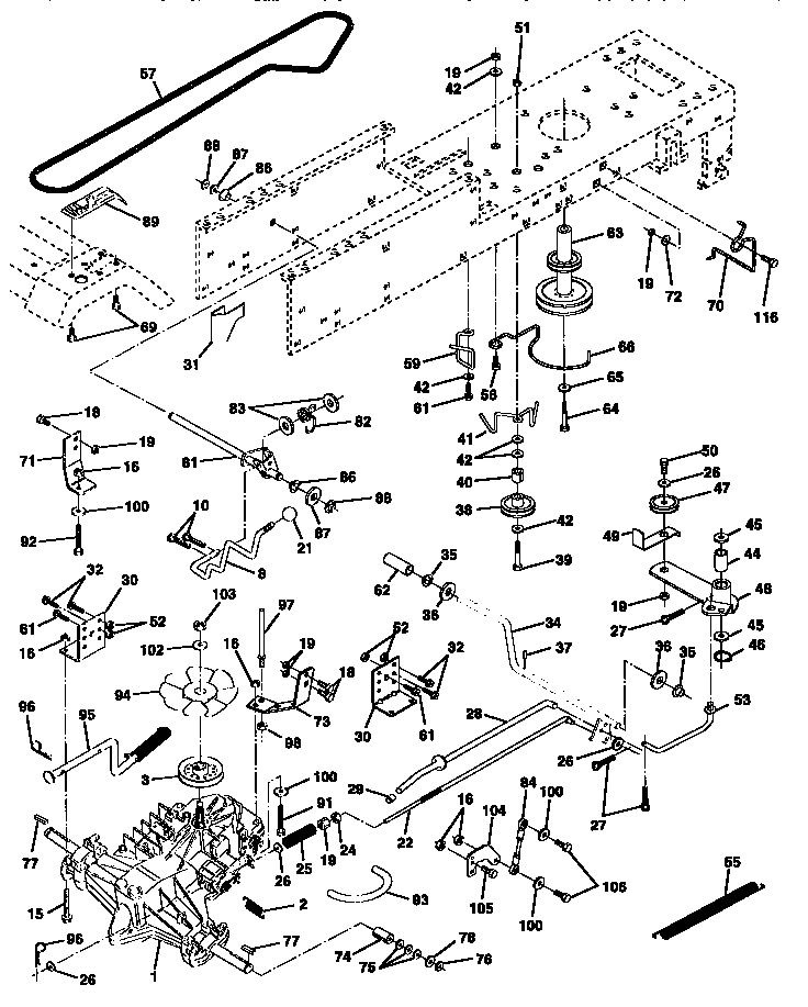 Craftsman 917259340 drive diagram