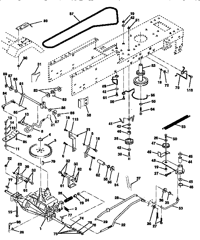 Craftsman 917259330 drive diagram