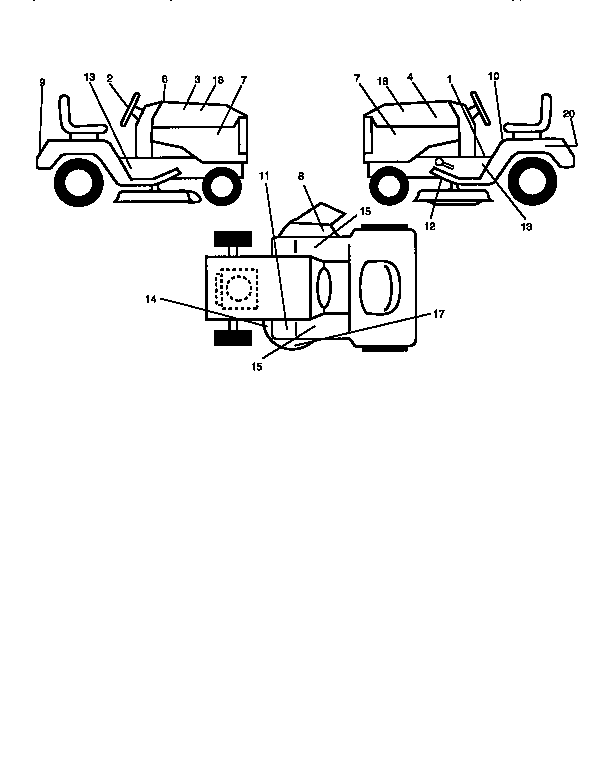 Craftsman 917259330 decals diagram