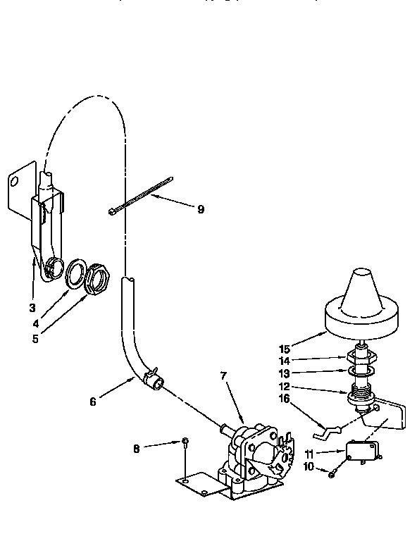 KitchenAid KUDI230BWH0 fill and overfill diagram