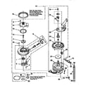 Whirlpool DU940QWDQ2 pump and motor diagram