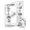 Whirlpool DU920QWDQ4 pump and motor diagram