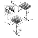 Whirlpool DU920QWDB2 dishrack diagram