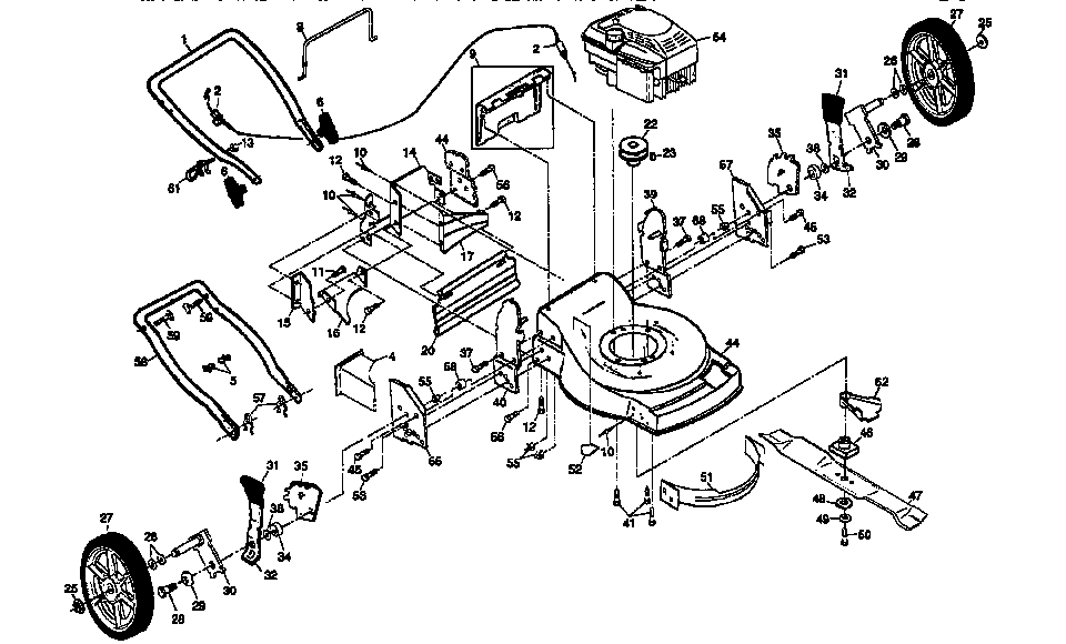 Craftsman 917377280 main frame diagram