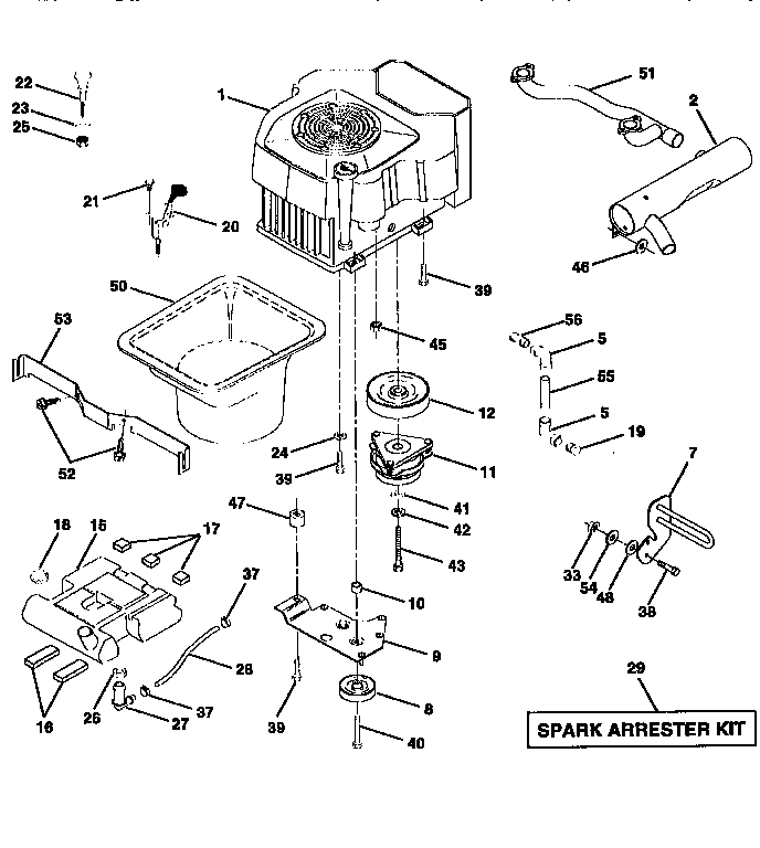 Craftsman 917251642 engine diagram