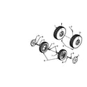Craftsman 247799620 wheel assembly diagram