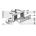 Kenmore 84740076 firescreen diagram
