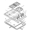 Caloric RTP308UL-P1142505NL chassis components diagram