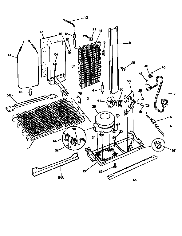 Frigidaire FRS26XGCD3 system diagram