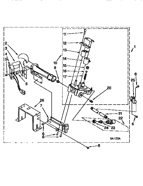 Whirlpool CSP2771AW2 burner assembly 3401797 (26/110) diagram