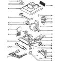 Eureka 7678ATS nozzle and motor assembly diagram