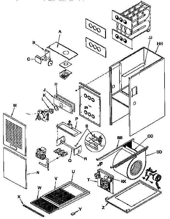 ICP NUG3075AFB1 non-functional replacement diagram