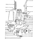 Eureka 4335ATM bag cover assembly diagram