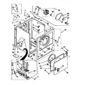 Whirlpool LGR4634EZ0 cabinet diagram