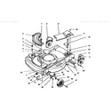 Lawn-Boy 10310-6900001 AND UP deck and wheel assembly diagram