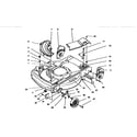 Lawn-Boy 10302-6900001 AND UP deck and wheel assembly diagram
