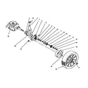Lawn-Boy 10310-6900001 AND UP rear axle assembly diagram