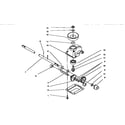 Lawn-Boy 10310-6900001 AND UP gear case assembly diagram