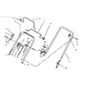 Lawn-Boy 10302-6900001 AND UP handle assembly diagram