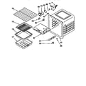 KitchenAid KGBS276XBL0 internal oven diagram