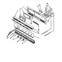 KitchenAid KGBS276XBL0 control panel diagram