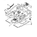 KitchenAid KGBS276XBL0 door latch and control diagram
