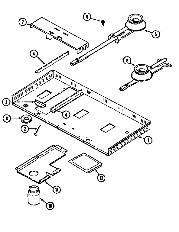 Jenn-Air CVG4380PD body diagram