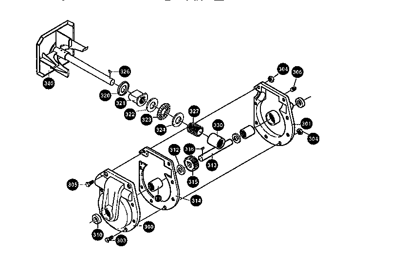 Craftsman 536886623 gear case assembly diagram