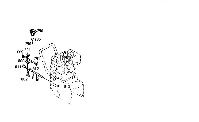 Craftsman 536886623 shift yoke assembly diagram